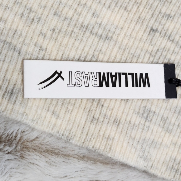 NEW!! Knit Sweater Grey and Off White WILLIAM RAST NWT - Picture 10 of 11